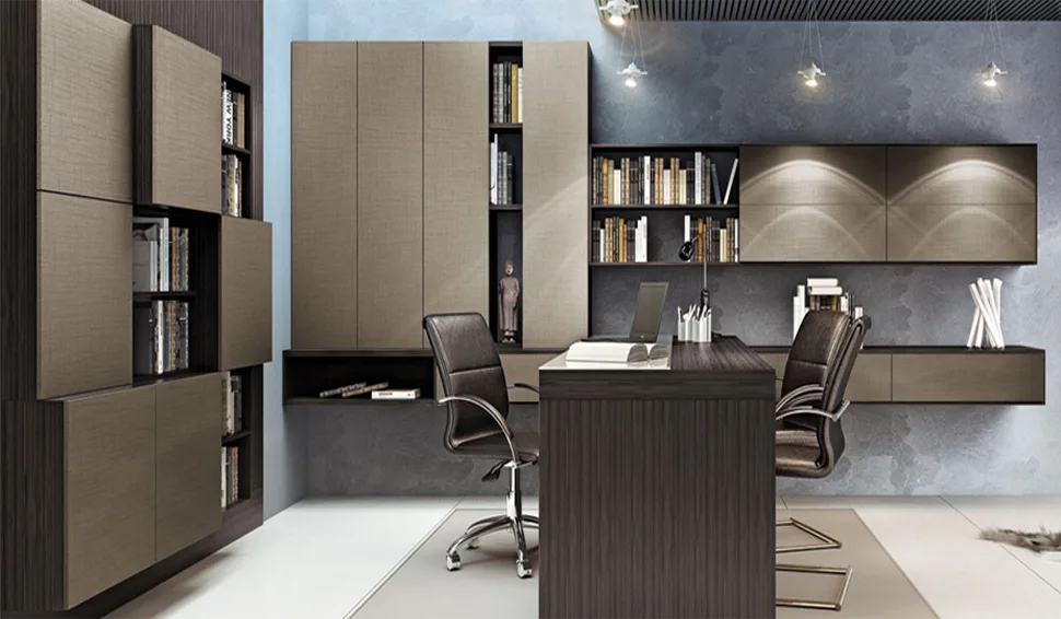 Home office compacto planejado